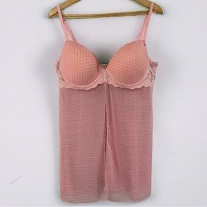 Rampage Intimates Blushing Pink BabyDoll Slip Women’s Plus 3X